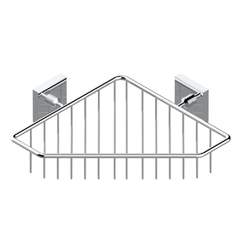 Large corner soap basket, wall mounted