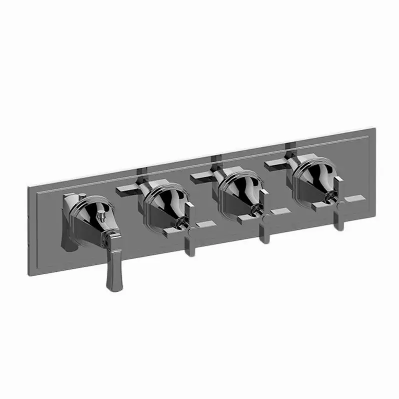 Finezza UNO M-Series Valve Trim with Four Handles (Horizontal Orientation)