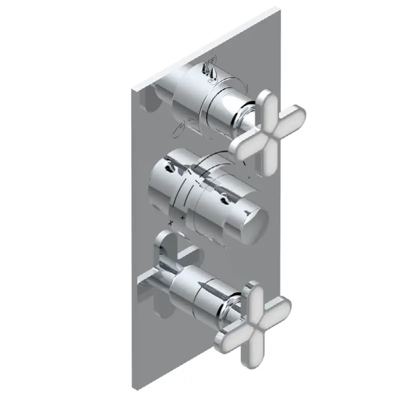 Trim for thg thermostat with 2-way diverter and on/off control, rough part supplied with fixing box ref. .5 540AE/US