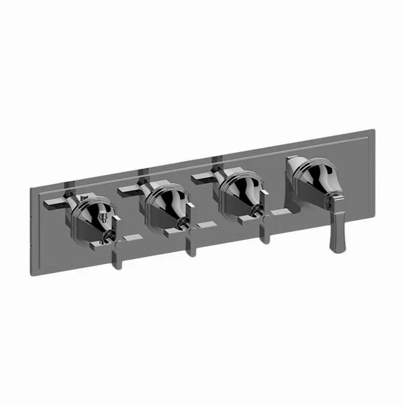 Finezza UNO M-Series Valve Trim with Four Handles (Horizontal Orientation)