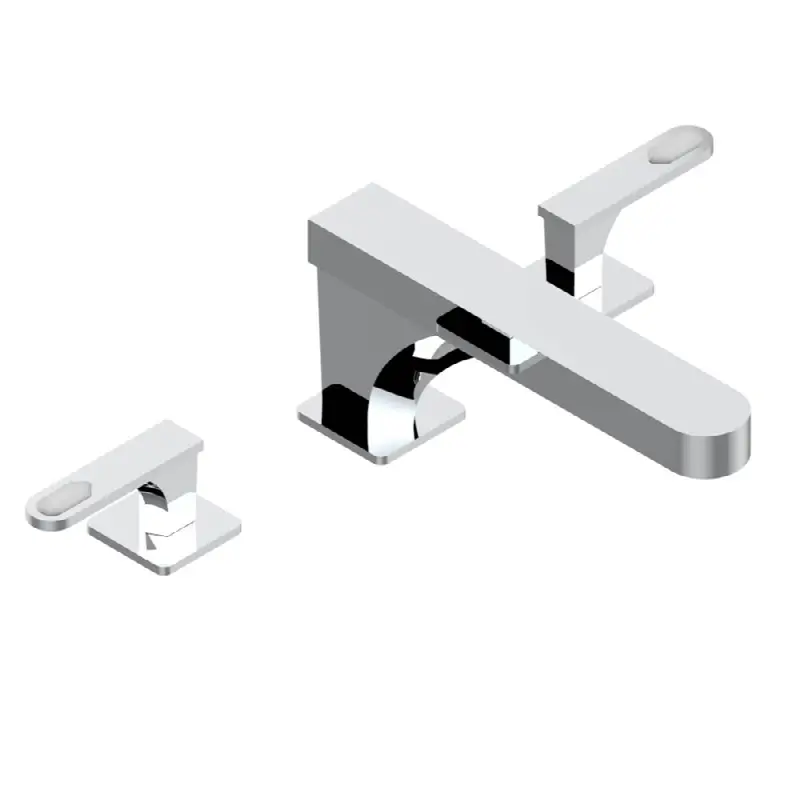Roman tub set with 3/4" valves