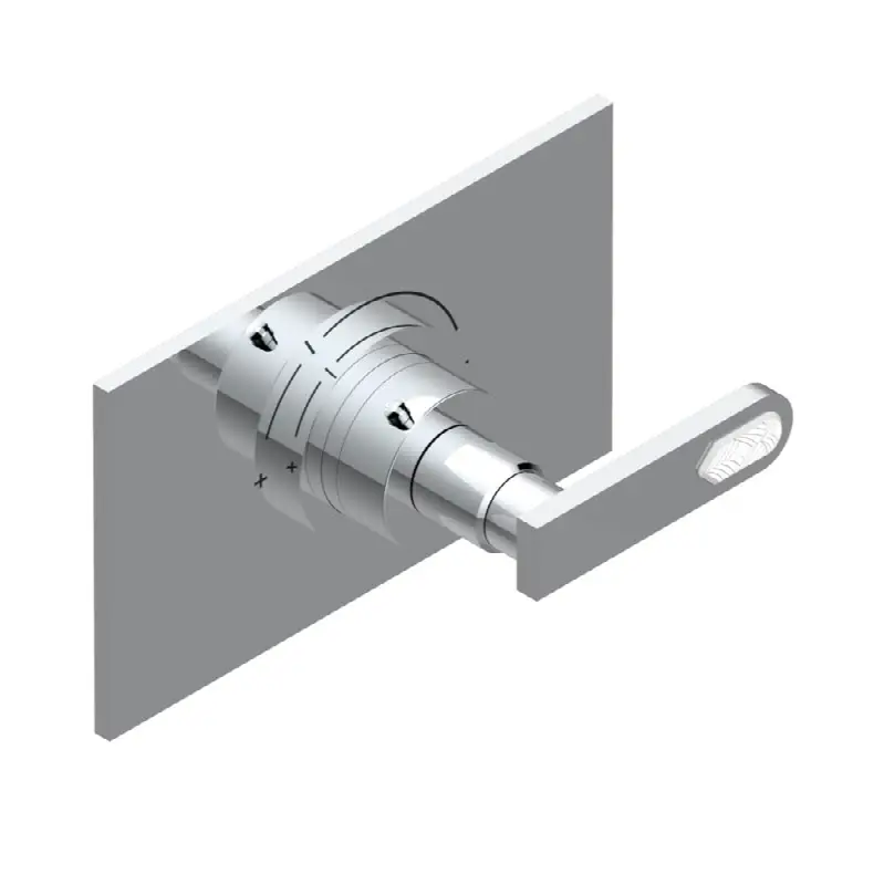 Trim for THG thermostatic valve, rough part supplied with fixing box ref.5 200AE/US