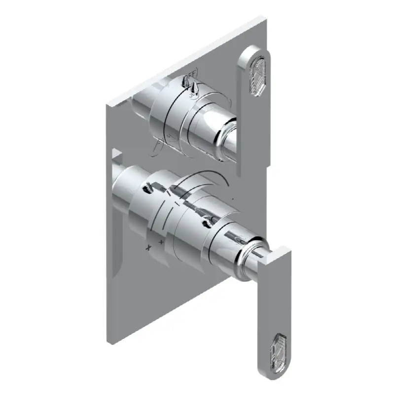 Trim for thg thermostat with 2-way diverter, rough part supplied with fixing box ref. 5 500AE/US