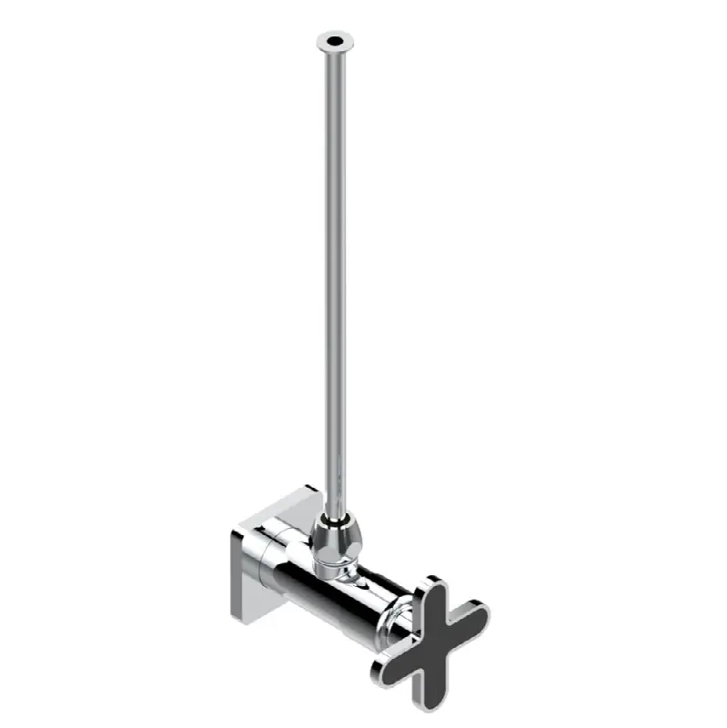 Angle supply valve with 3/8" adaptor set for toilet