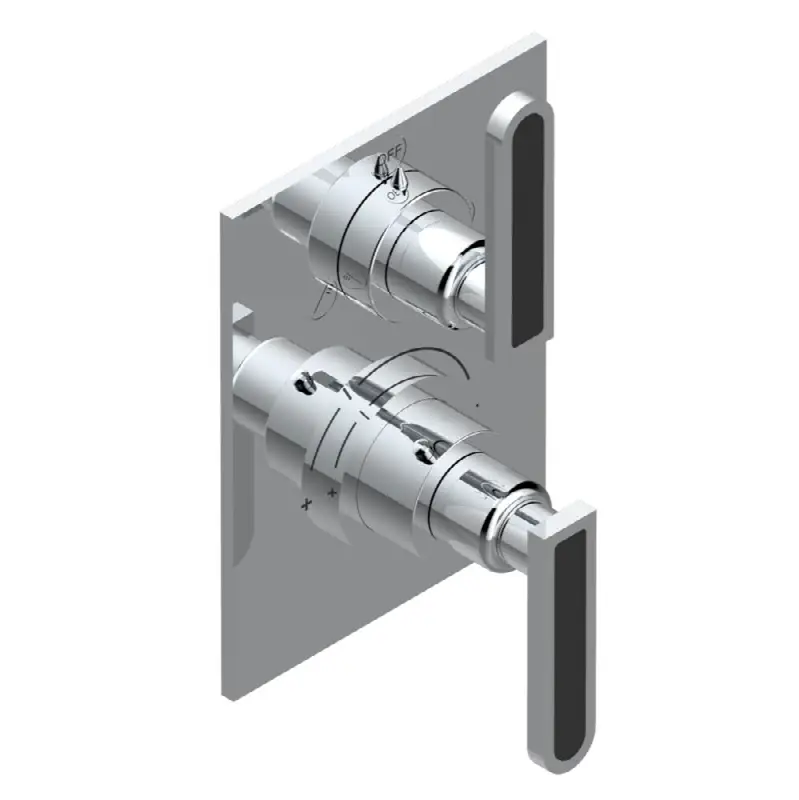 Trim for thg thermostat with 2-way diverter, rough part supplied with fixing box ref. 5 500AE/US