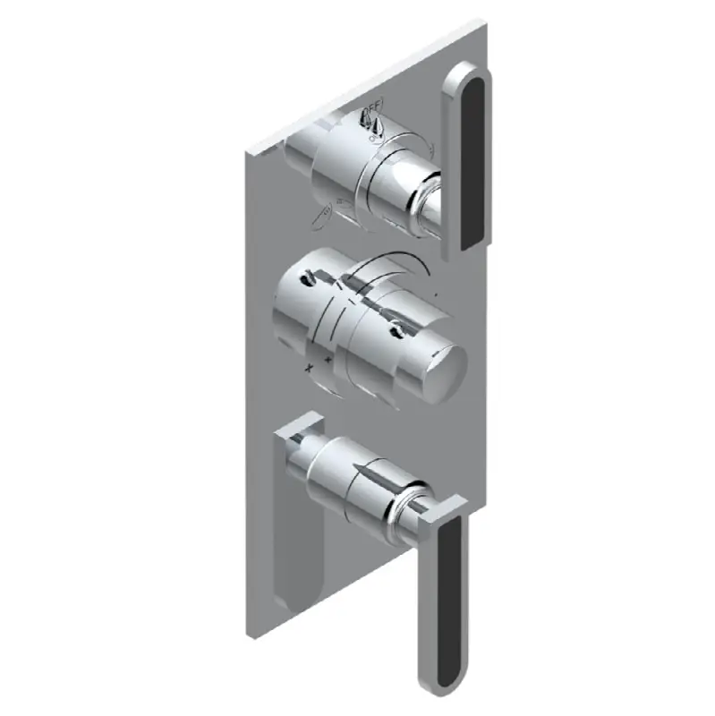 Trim for thg thermostat with 2-way diverter and on/off control, rough part supplied with fixing box ref. .5 540AE/US