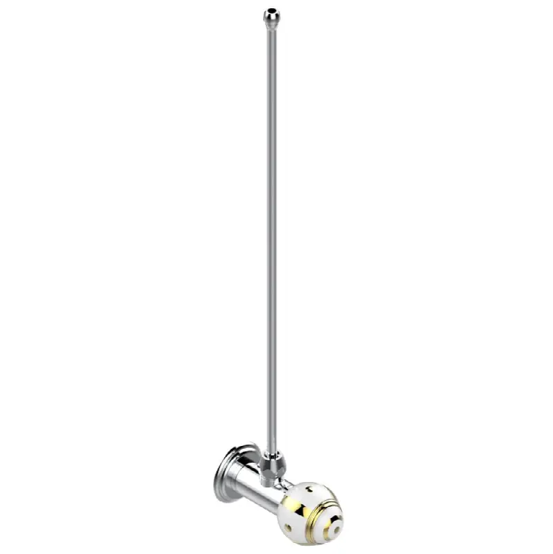Angle supply valve with 3/8" adaptor set