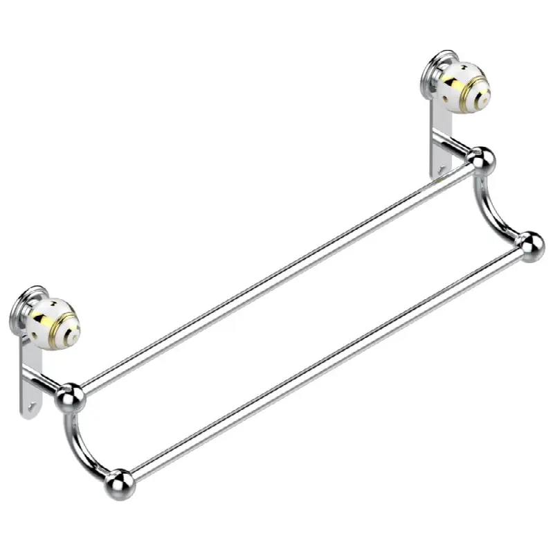 Double towel bar, 24" long