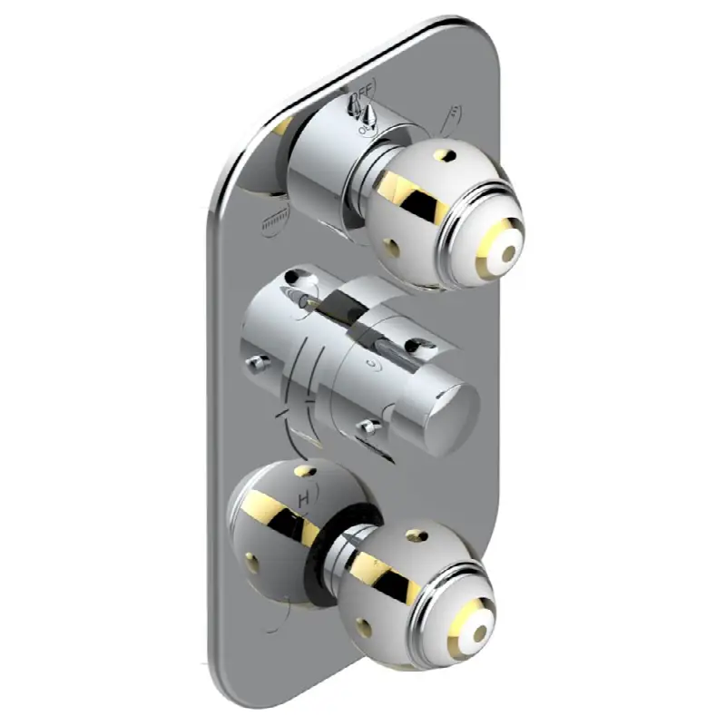 Trim for thg thermostat with 2-way diverter and on/off control, rough part supplied with fixing box ref. .5 540AE/US