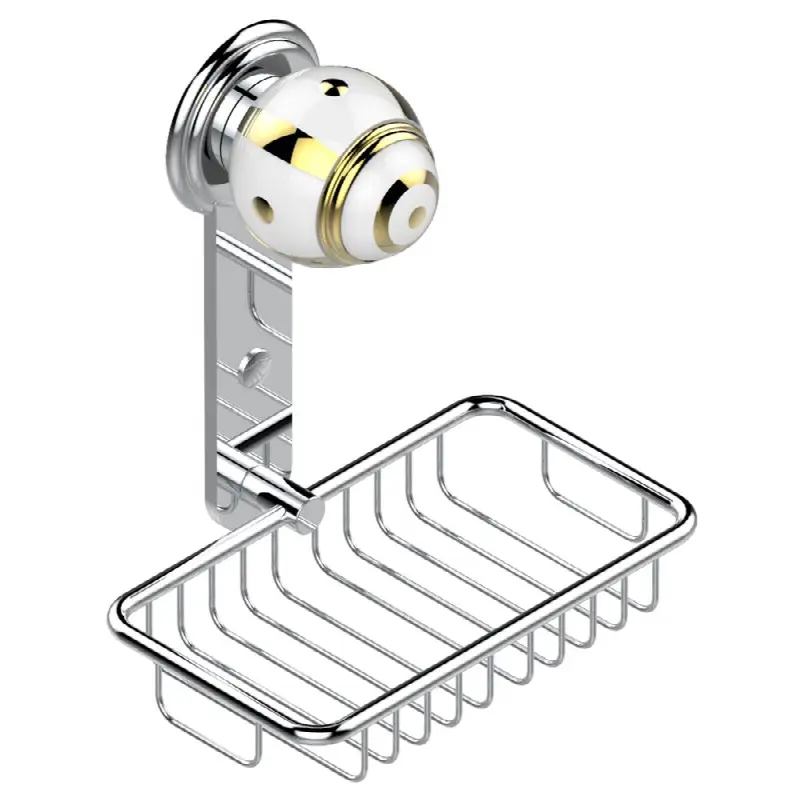 Soap basket, wall mounted 6"1/4 x 3"5/8