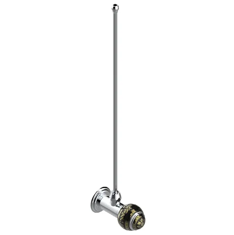 Angle supply valve with 3/8" adaptor set