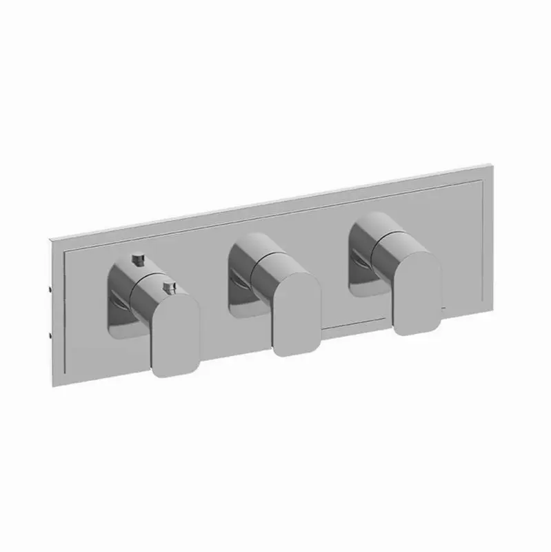 M-Series Transitional M-Series Valve Trim with Three Handles (Horizontal Orientation)