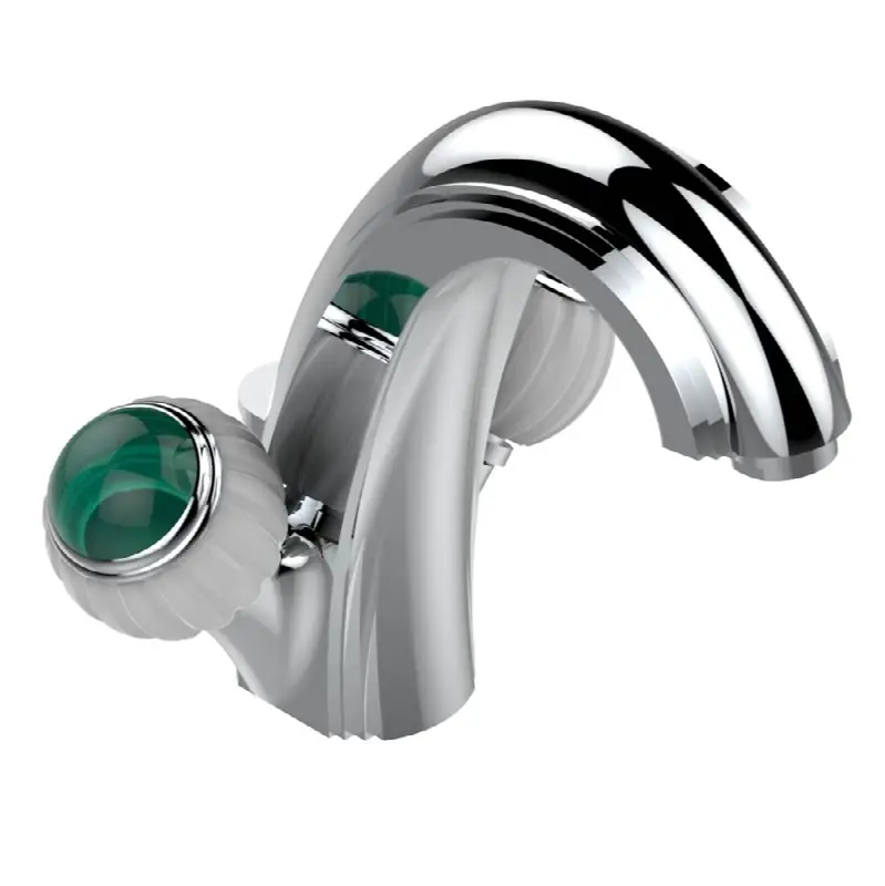 Single hole lavatory set with drain