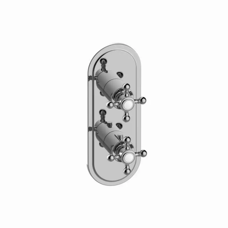 Adley Traditional M-Series Valve Trim with Two Handles