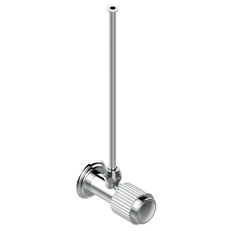 Angle supply valve with 3/8" adaptor set for toilet