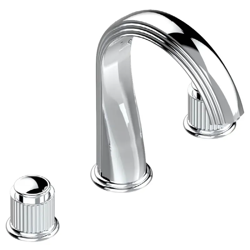 Roman tub set with 3/4" valves