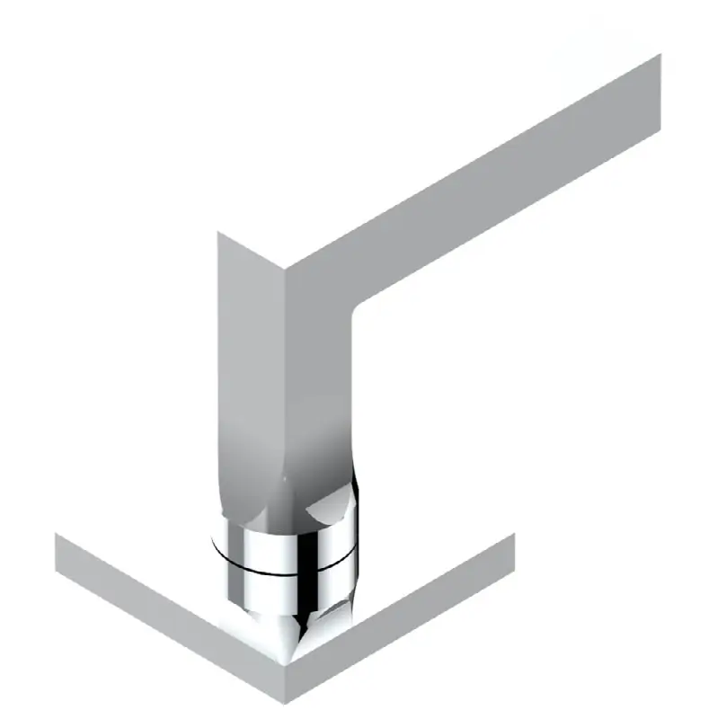 3/4" deck valve with trim - Cold