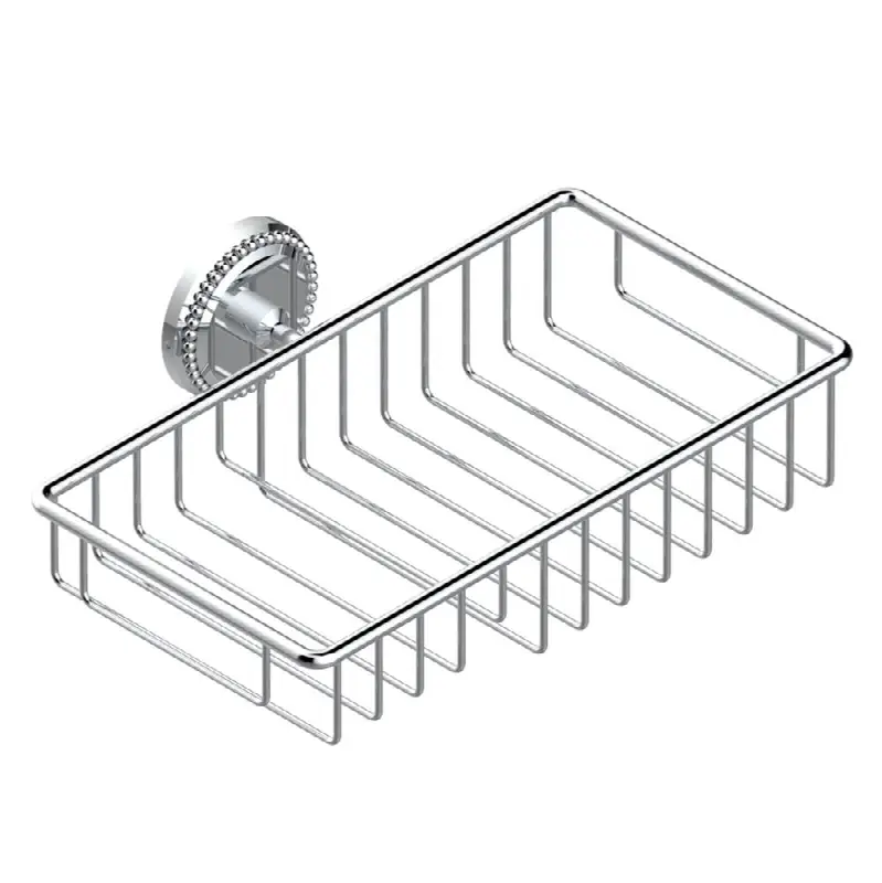 Soap and sponge holder, wall mounted