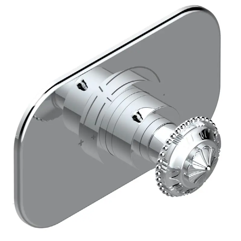 Trim for THG thermostatic valve, rough part supplied with fixing box ref.5 200AE/US