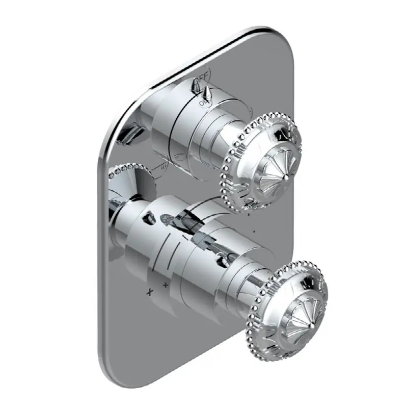 Trim for thg thermostat with 2-way diverter, rough part supplied with fixing box ref. 5 500AE/US
