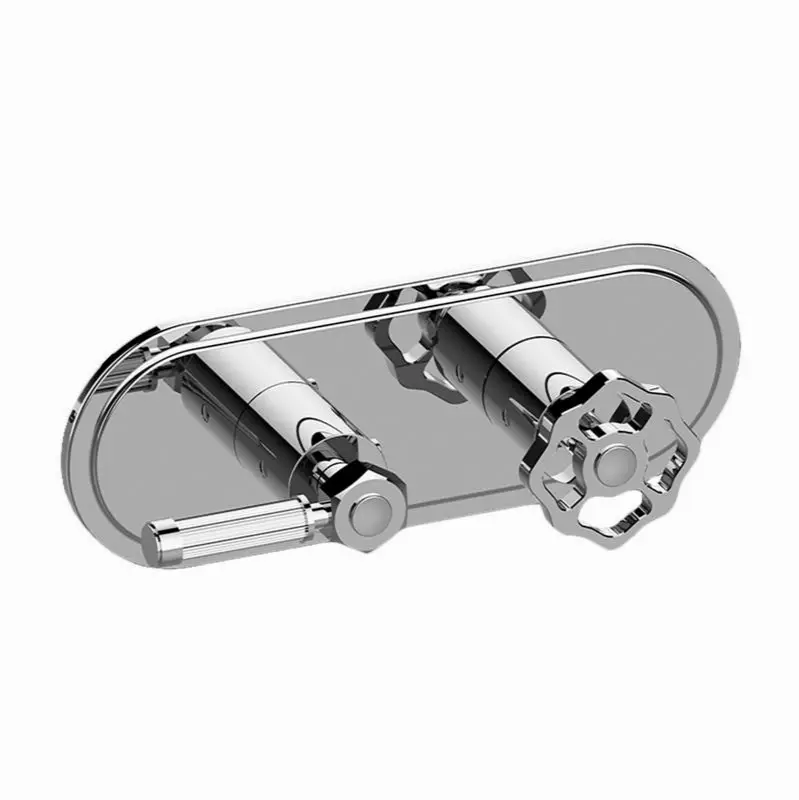 Vintage Traditional M-Series Valve Trim with Two Handles (Horizontal Orientation)