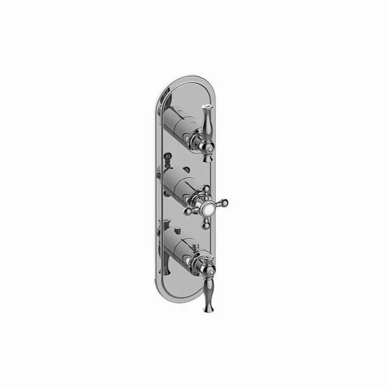 Lauren Traditional M-Series Valve Trim with Three Handles