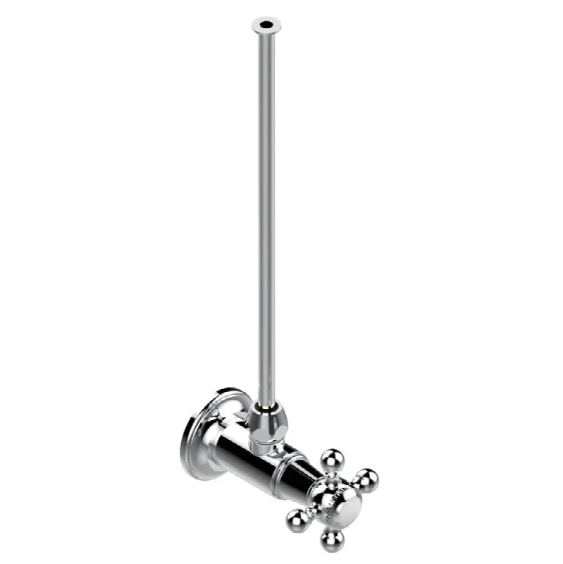 Angle supply valve with 3/8" adaptor set for toilet