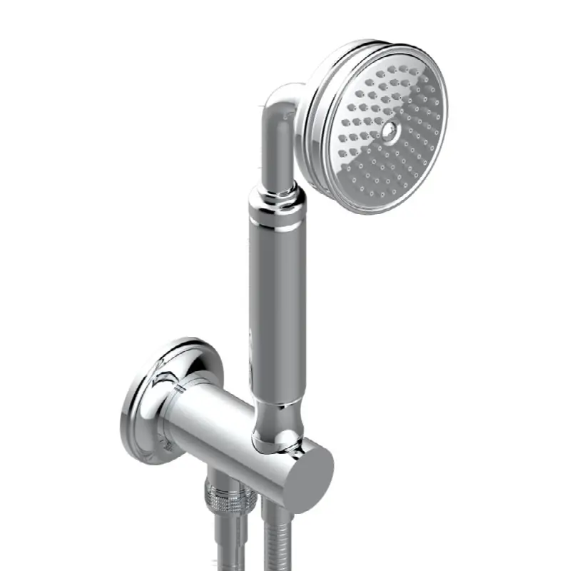 Wall mounted handshower with integrated fixed hook