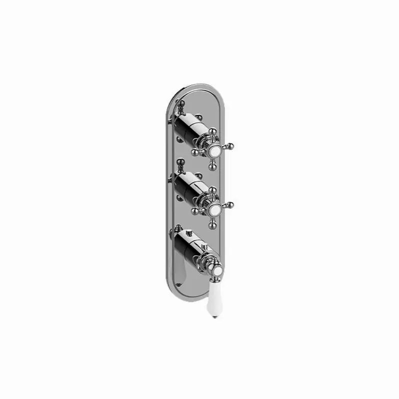 Adley Traditional M-Series Valve Trim with Three Handles