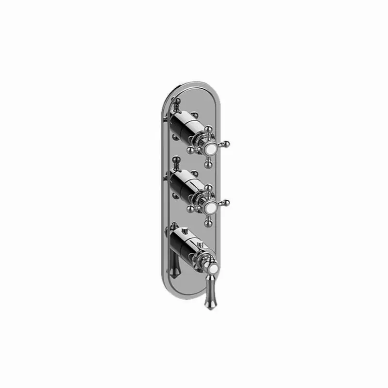 Adley Traditional M-Series Valve Trim with Three Handles