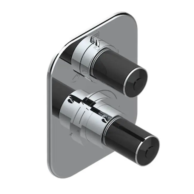 Trim For Thg Thermostat With Stop Valve And 3-way Diverter, Rough Part Supplied With Fixing Box Ref.5 600ae/us