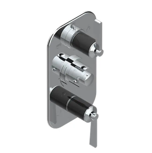 Trim For Thg Thermostat 3 Functions, With One Off Function And 2 Outlets And One Single Off Function - Rough Part Supplied With Fixing Box