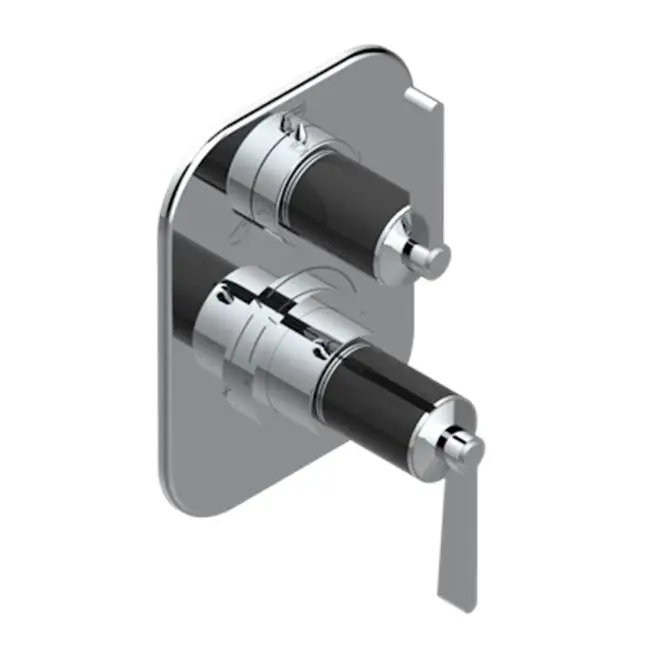 Trim For Thg Thermostat With Stop Valve And 3-way Diverter, Rough Part Supplied With Fixing Box Ref.5 600ae/us