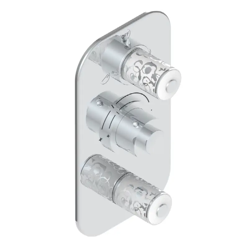 Trim for thg thermostat with 2-way diverter and on/off control, rough part supplied with fixing box ref. .5 540AE/US