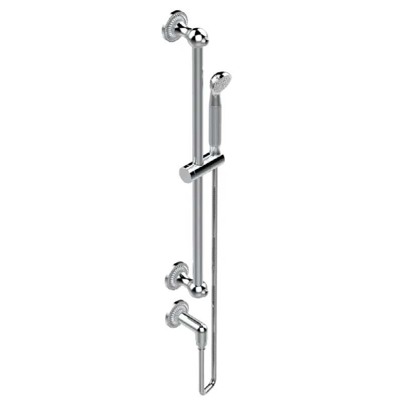 Slide bar with handhsower and elbow