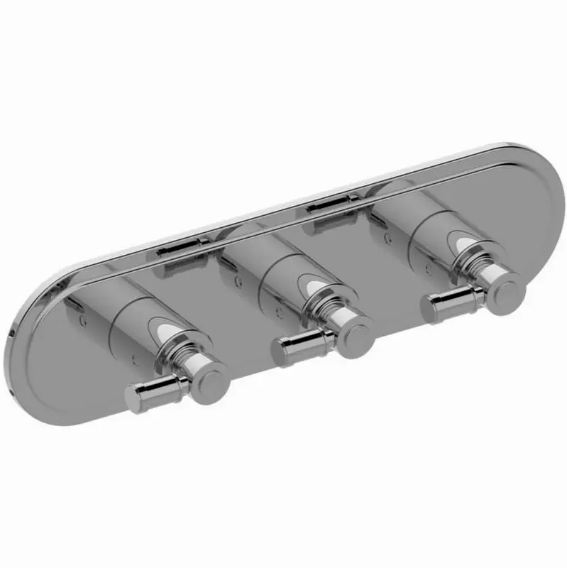 Bali Traditional M-Series Valve Trim with Three Handles (Horizontal Orientation)