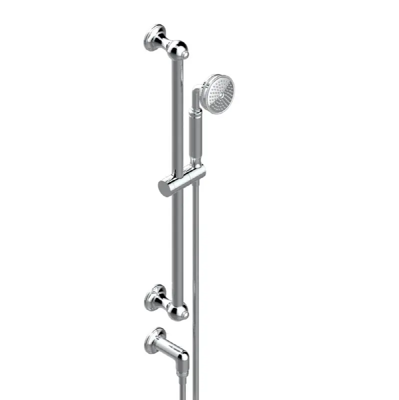 Slide bar with handhsower and elbow