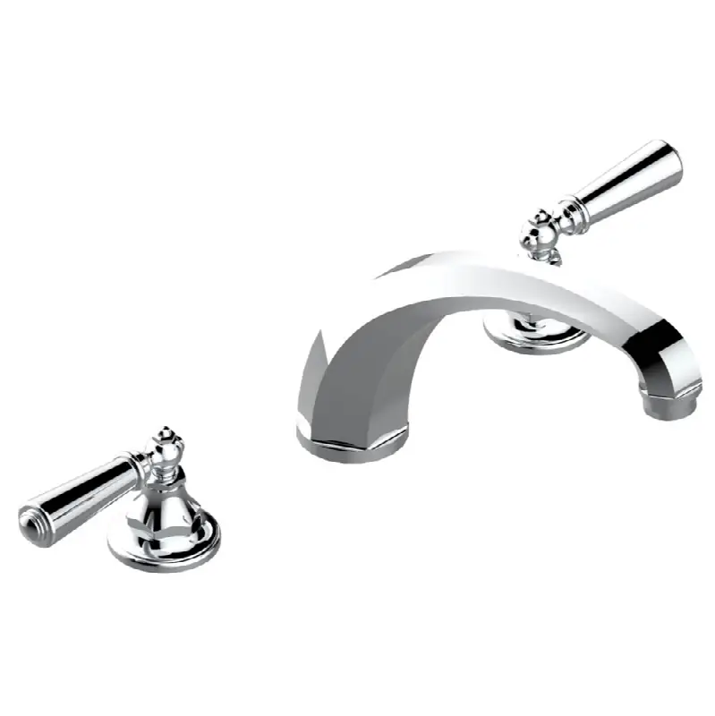 Roman tub set, high spout with 3/4" valves