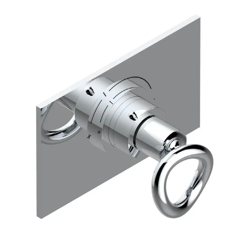 Trim for THG thermostatic valve, rough part supplied with fixing box ref.5 200AE/US
