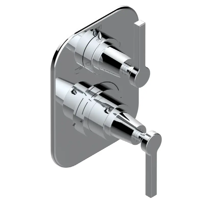 Trim for thg thermostat with 2-way diverter, rough part supplied with fixing box ref. 5 500AE/US