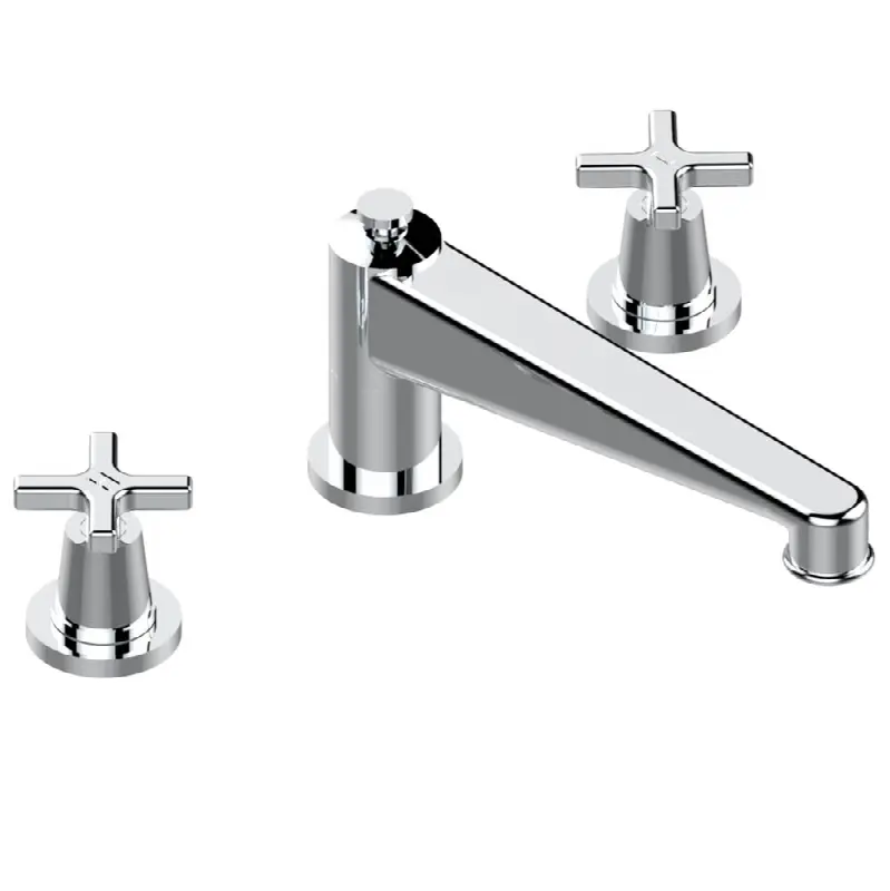 Roman tub set with 3/4" valves
