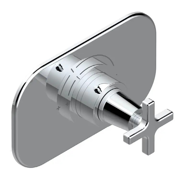Trim for THG thermostatic valve, rough part supplied with fixing box ref.5 200AE/US