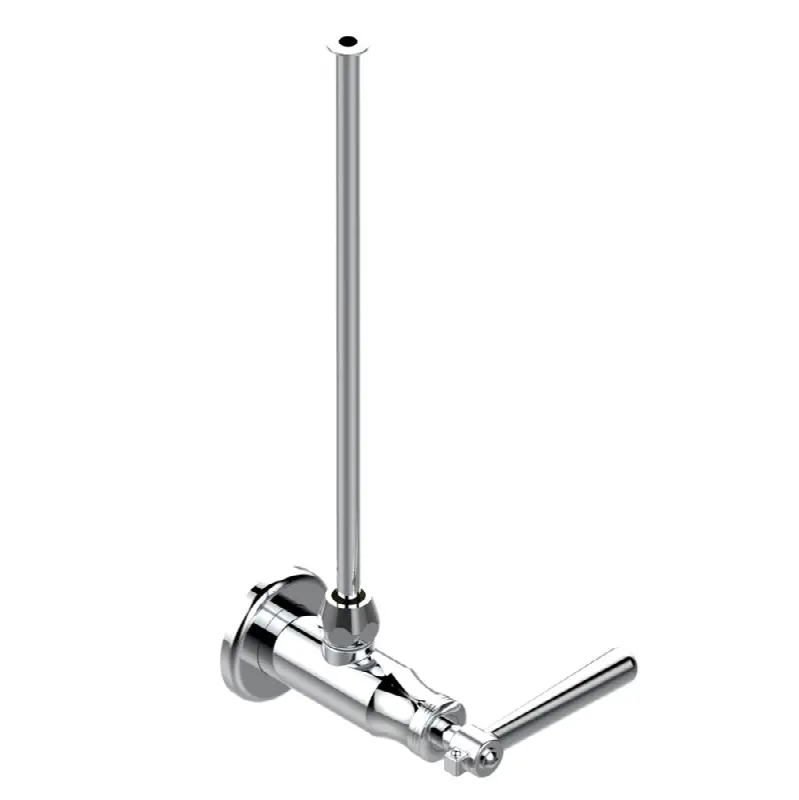 Angle supply valve with 3/8" adaptor set for toilet