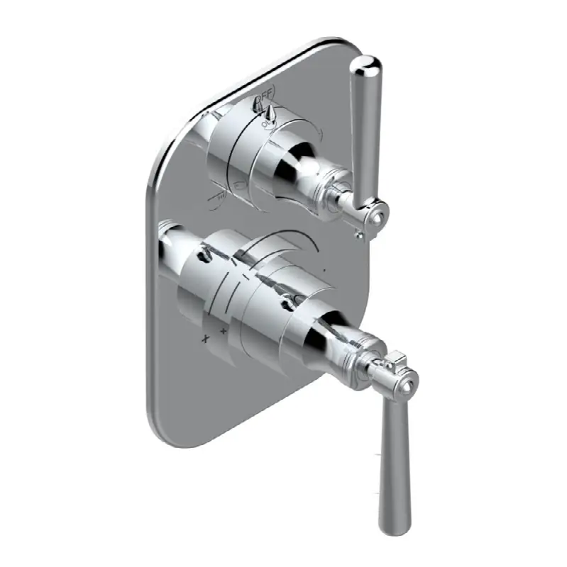Trim for thg thermostat with 2-way diverter, rough part supplied with fixing box ref. 5 500AE/US