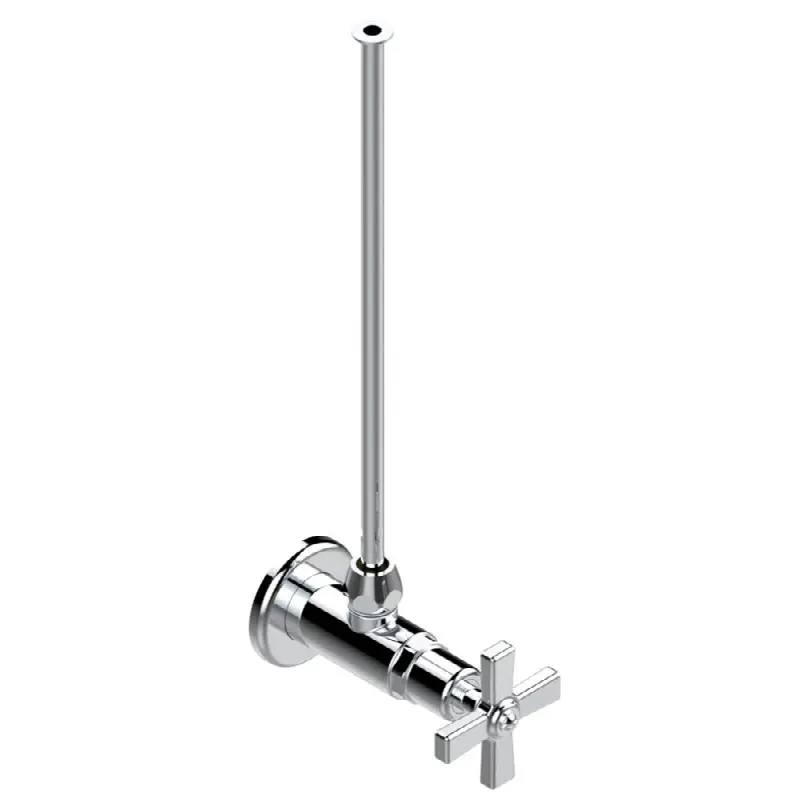 Angle supply valve with 3/8" adaptor set for toilet