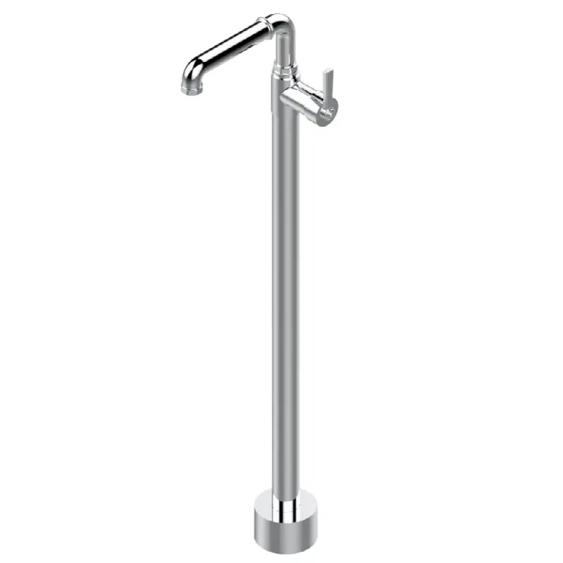 Floor mounted lavatory faucet