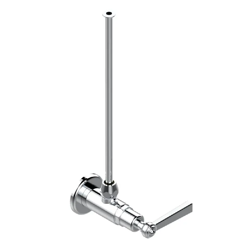 Angle supply valve with 3/8" adaptor set for toilet