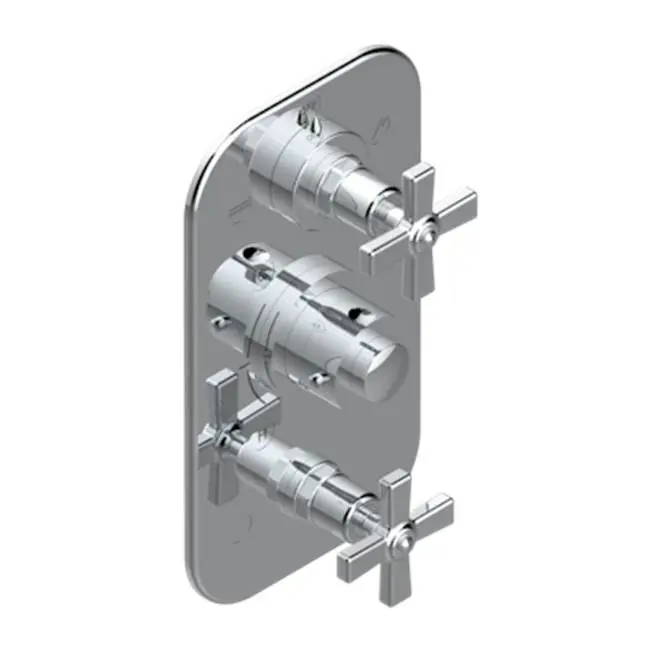 Trim For Thg Thermostat 3 Functions, With One Off Function And 2 Outlets And One Single Off Function - Rough Part Supplied With Fixing Box