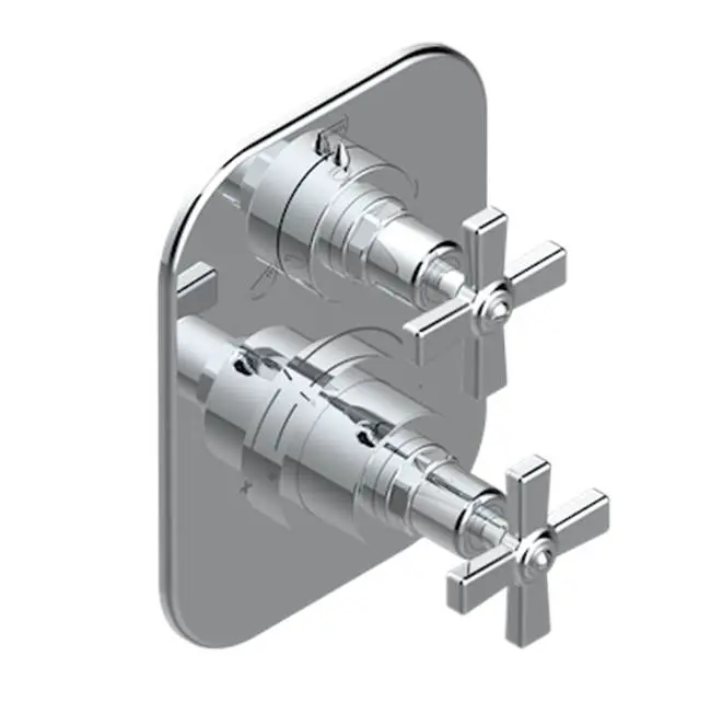 Trim For Thg Thermostat With Stop Valve And 3-way Diverter, Rough Part Supplied With Fixing Box Ref.5 600ae/us