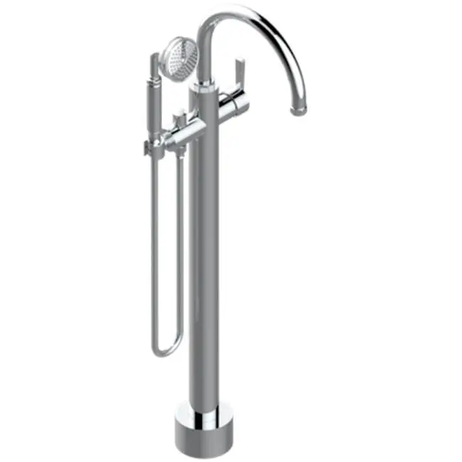 Free-standing Single Lever Bath Mixer With Handshower With Easyclean System